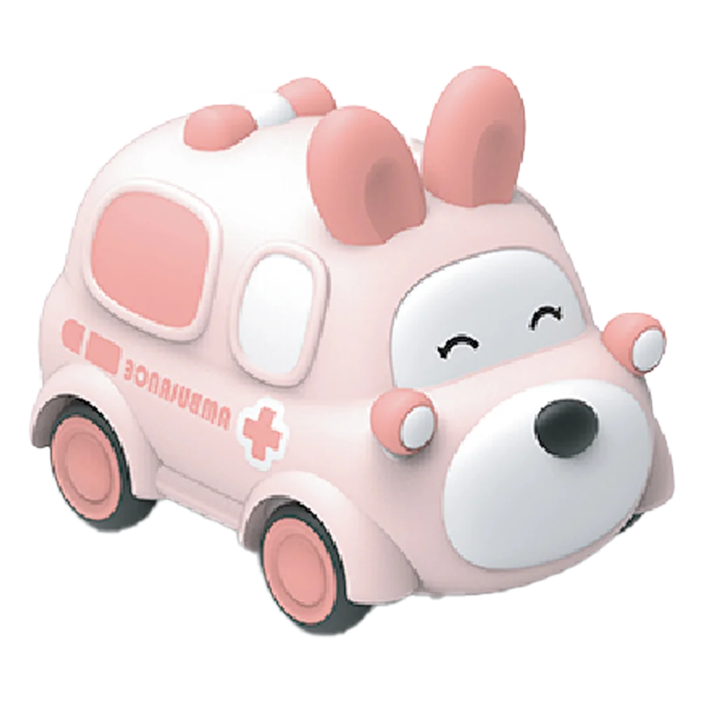 Xe chạy trớn nhựa mềm hình thỏ JS068631 C507 (Hồng)