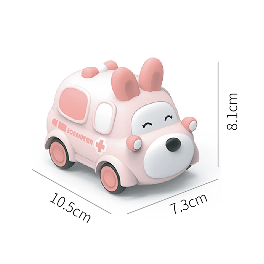 Xe chạy trớn nhựa mềm hình thỏ JS068631 C507 (Hồng)