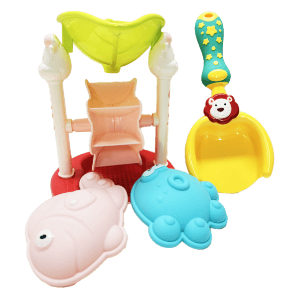 Đồ chơi đi biển cao cấp guồng xoay cát và dụng cụ 4pcs JS068660 C507