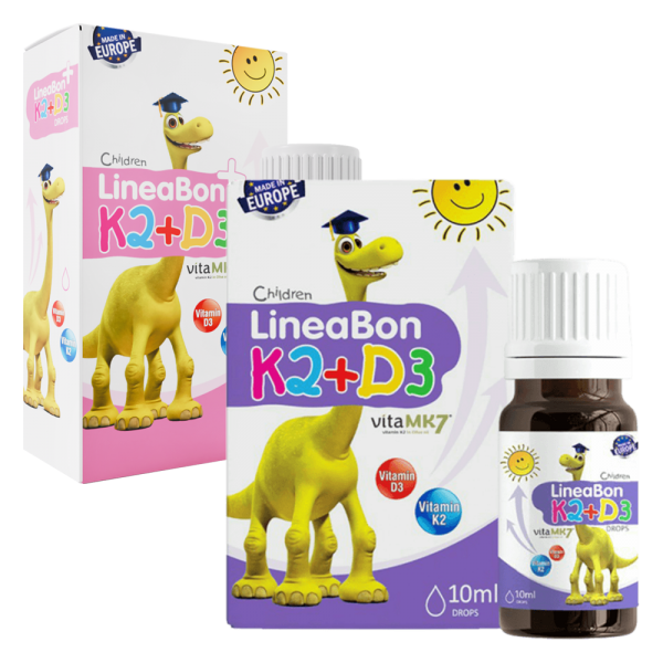 Combo 1 Thực phẩm bảo vệ sức khỏe LineaBon K2   D3 và 1 Thực phẩm bảo vệ sức khỏe Lineabon K2 D3 15ml