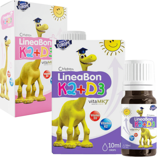 Combo 1 Thực phẩm bảo vệ sức khỏe LineaBon K2   D3 và 1 Thực phẩm bảo vệ sức khỏe Lineabon K2 D3 15ml