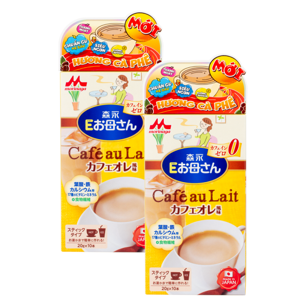 Combo 2 Sữa bầu Morinaga E-Okasan hương Café 200g (10 thanh)