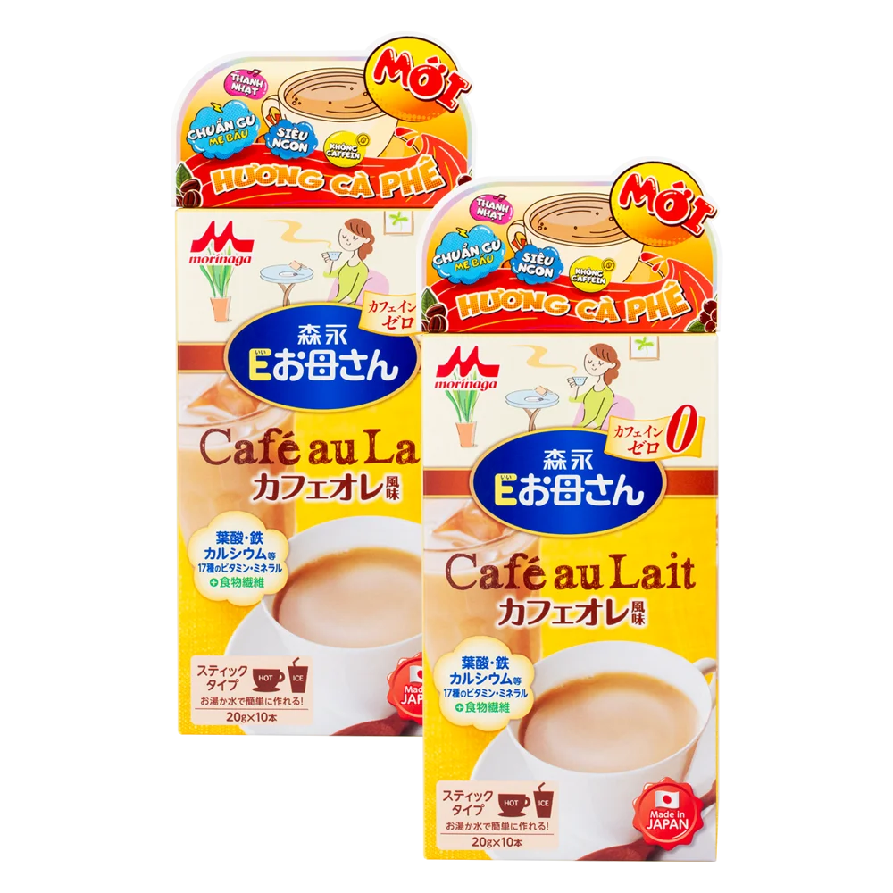 Combo 2 Sữa bầu Morinaga E-Okasan hương Café 200g (10 thanh)