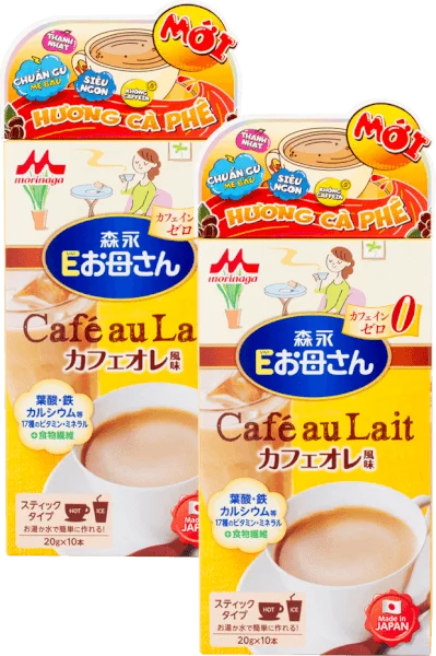 Combo 2 Sữa bầu Morinaga E-Okasan hương Café 200g (10 thanh)