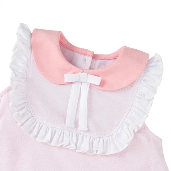 Bodysuit bé gái tam giác bst unicorn Animo VD0825033 (0-9M,Hồng,NN03)