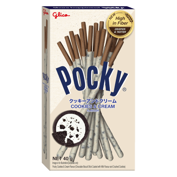 Bánh que Pocky Cookies & Cream
