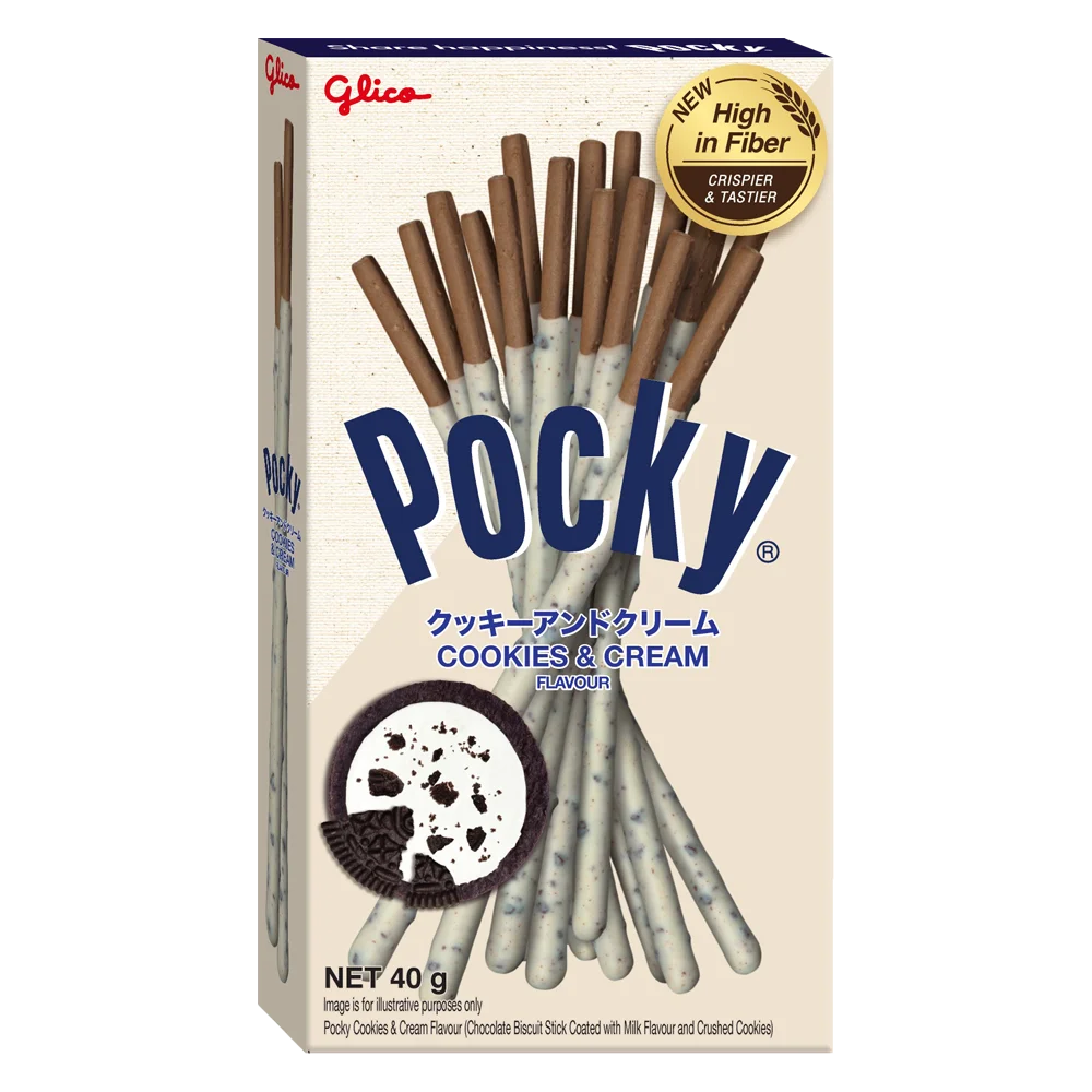 Bánh que Pocky Cookies & Cream
