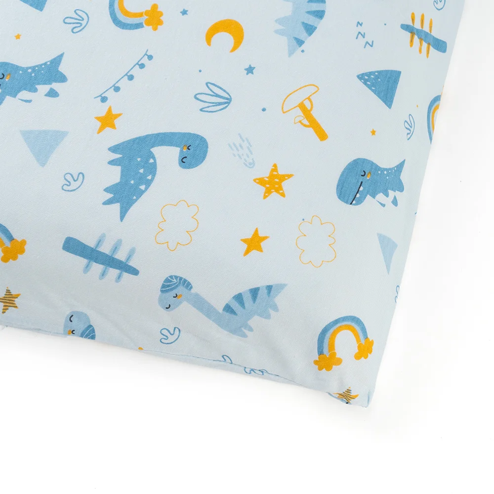 Gối cao su thiên nhiên Oval Baby nửa lõm - Giao hoạ tiết ngẫu nhiên