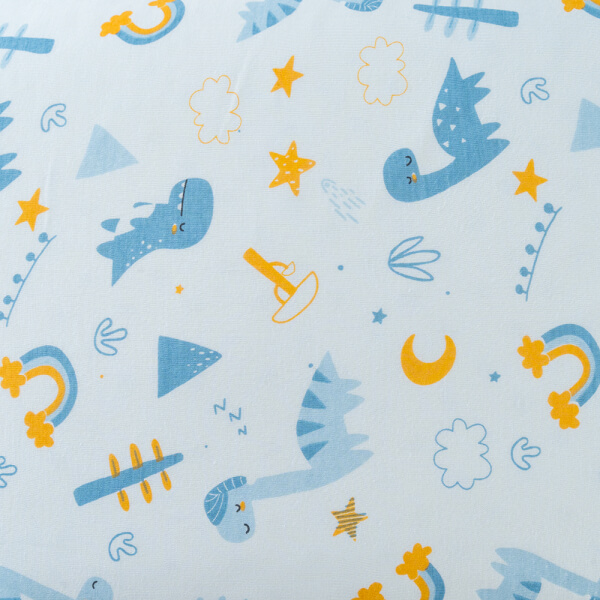 Gối cao su thiên nhiên Oval Baby nửa lõm