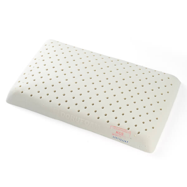 Gối cao su thiên nhiên Oval Baby nửa lõm