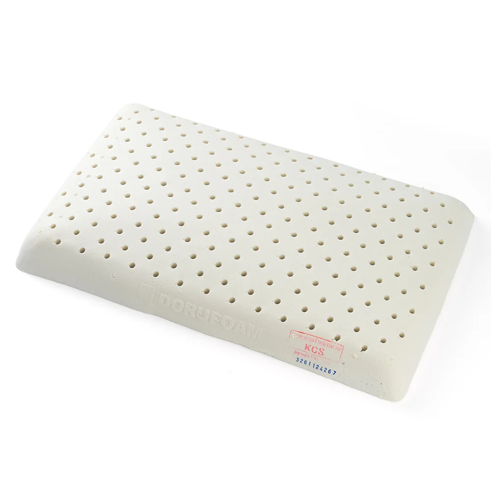 Gối cao su thiên nhiên Oval Baby nửa lõm - Giao hoạ tiết ngẫu nhiên