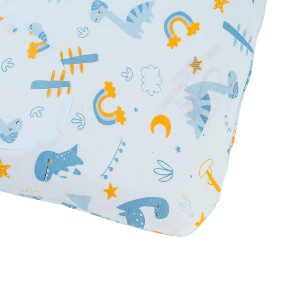 Gối cao su thiên nhiên Oval Baby nửa lõm