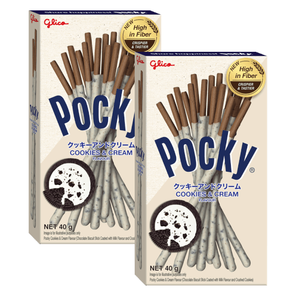 Combo 2 Bánh que Pocky Cookies & Cream