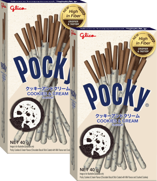 Combo 2 Bánh que Pocky Cookies & Cream