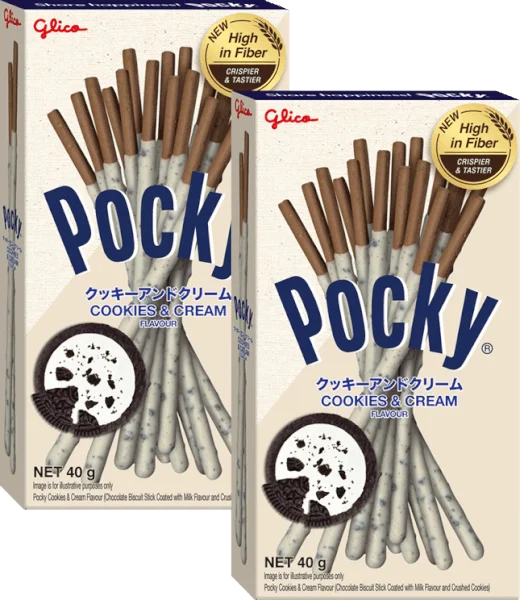 Combo 2 Bánh que Pocky Cookies & Cream