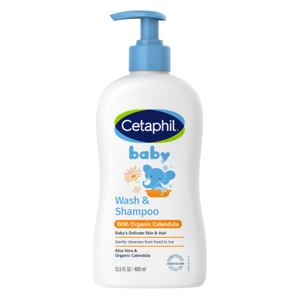 Sữa tắm gội trẻ em tinh chất hoa cúc Cetaphil 400ml