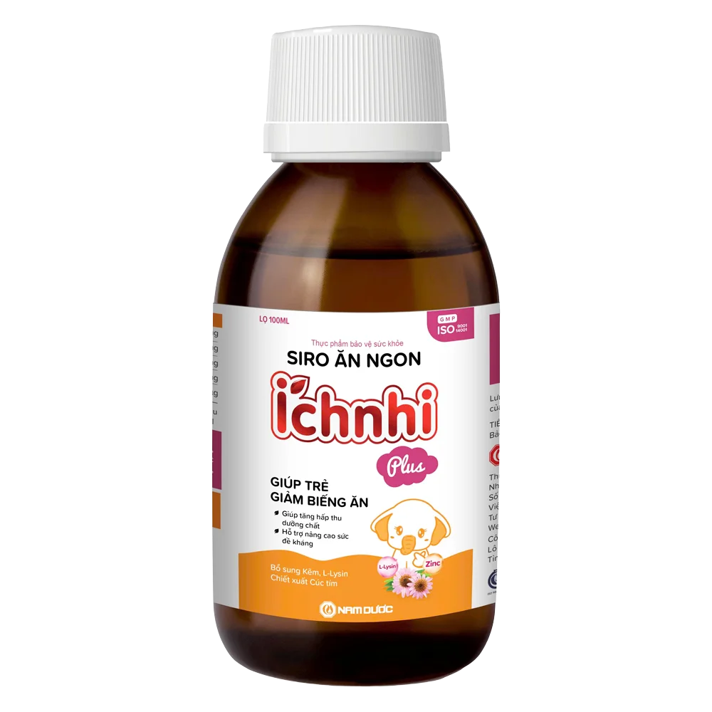 Siro Ăn ngon ích nhi Plus (Lọ 100ml)