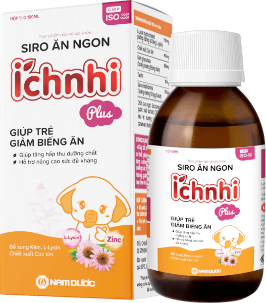 Siro Ăn ngon ích nhi Plus (Lọ 100ml)