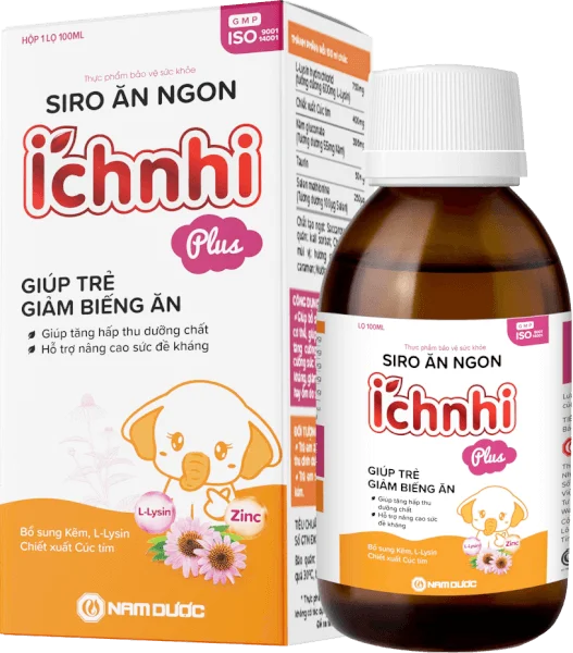 Siro Ăn ngon ích nhi Plus (Lọ 100ml)
