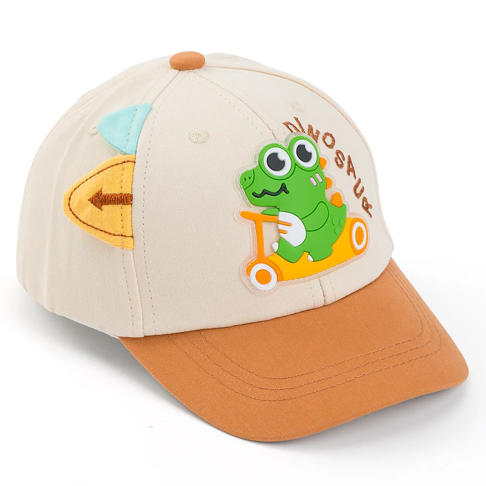 Nón bé trai lớn 3-6Y lưỡi trai Animo A2510_MN025 (50cm, Màu be)