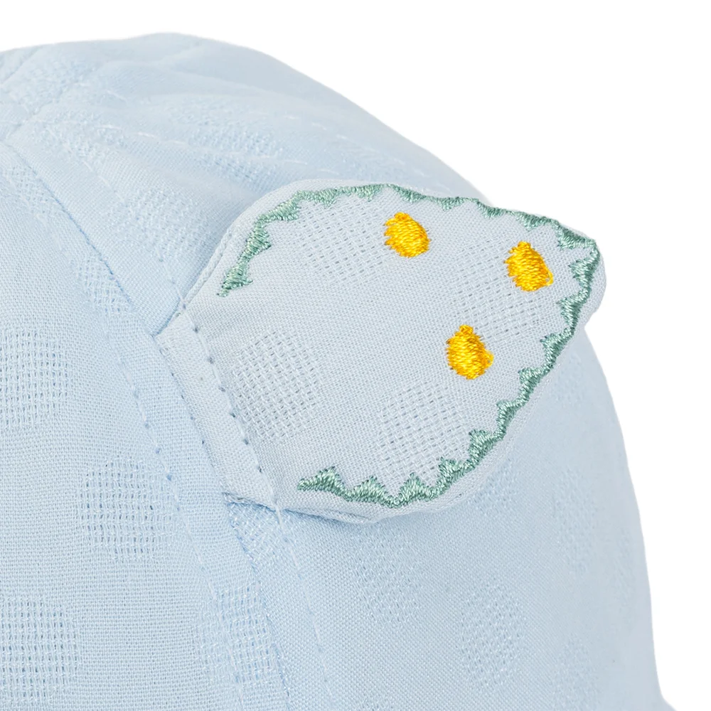 Nón vành tròn khăn voan bé gái 0-12M Animo A2510_MN032 (46cm, Xanh nhạt)