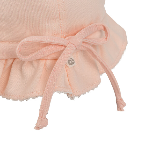 Nón em bé gái 0-12M vành tròn Animo A2510_MN036 (46cm, Hồng nhạt)