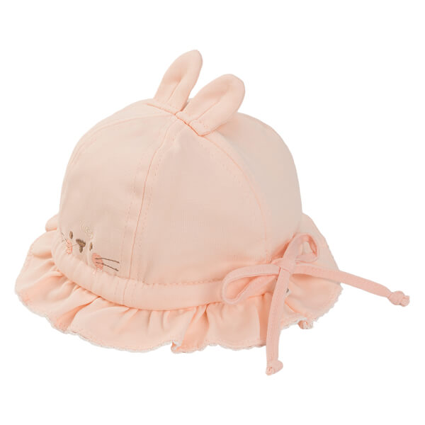 Nón em bé gái 0-12M vành tròn Animo A2510_MN036 (46cm, Hồng nhạt)