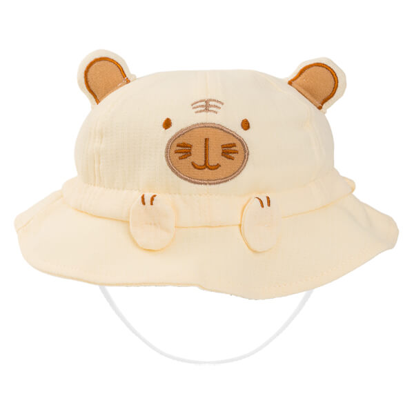 Nón em bé gái 0-12M vành tròn Animo A2510_MN035 (44cm, Vàng nhạt)