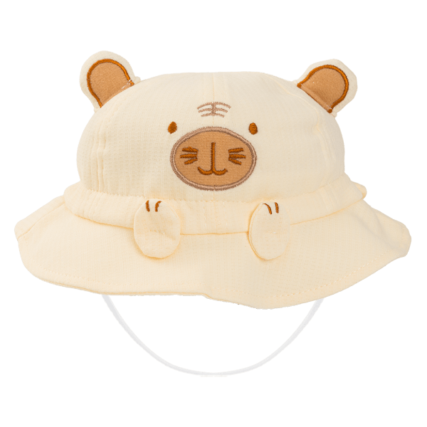 Nón em bé gái 0-12M vành tròn Animo A2510_MN035 (44cm, Vàng nhạt)