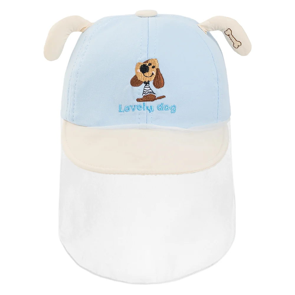 Nón lưỡi trai khăn voan bé trai 0-12M Animo A2510_MN031 (46cm, Xanh dương)