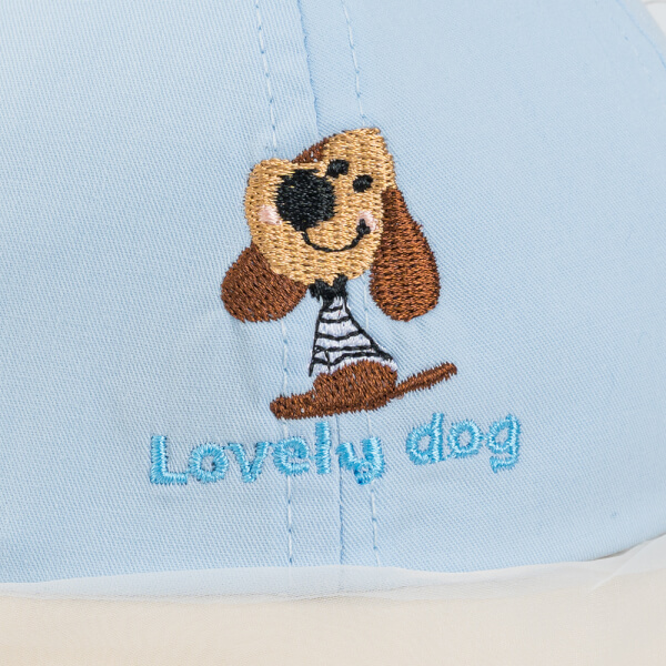 Nón lưỡi trai khăn voan bé trai 0-12M Animo A2510_MN031 (46cm, Xanh dương)