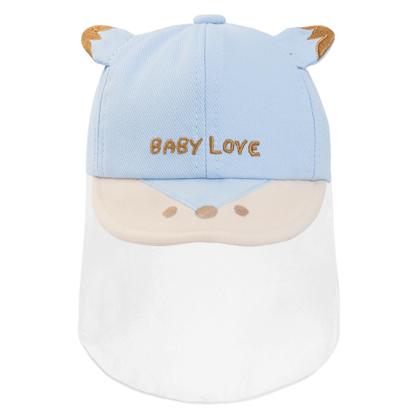 Nón lưỡi trai khăn voan bé trai 0-12M Animo A2510_MN030 (44cm, Xanh)