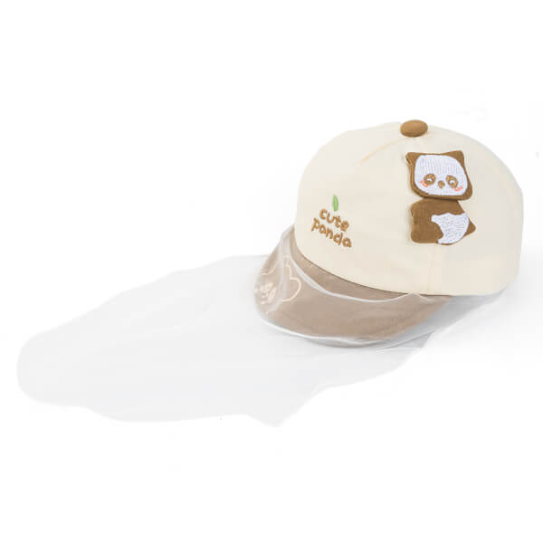 Nón lưỡi trai khăn voan bé trai 0-12M Animo A2510_MN029 (46cm, Kem-Xanh rêu)