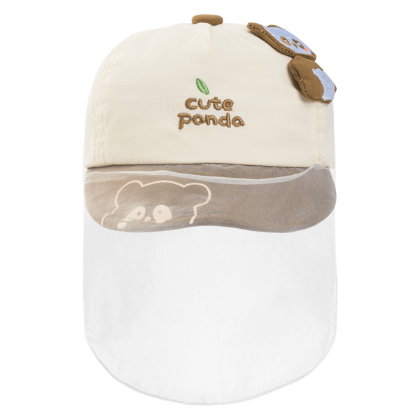 Nón lưỡi trai khăn voan bé trai 0-12M Animo A2510_MN029 (46cm, Kem-Xanh rêu)