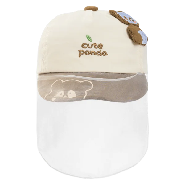 Nón lưỡi trai khăn voan bé trai 0-12M Animo A2510_MN029 (46cm, Kem-Xanh rêu)