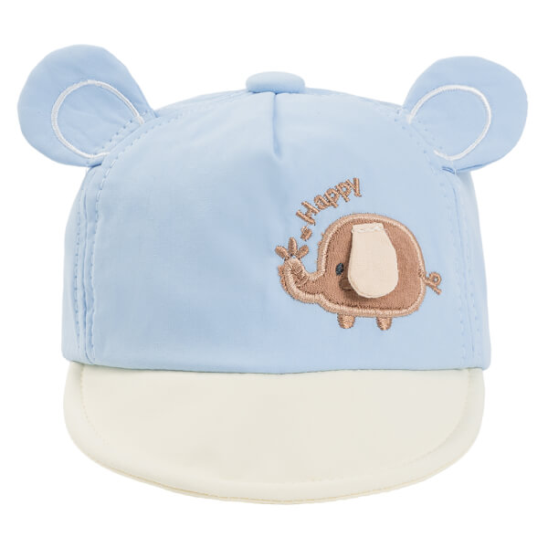 Nón em bé trai 0-12M lưỡi trai Animo A2510_MN033 (44cm, Xanh)