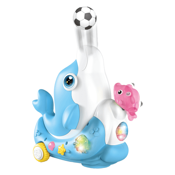 Đồ chơi cá heo vừa chạy vừa thổi bóng và phát nhạc RFD642577 C505