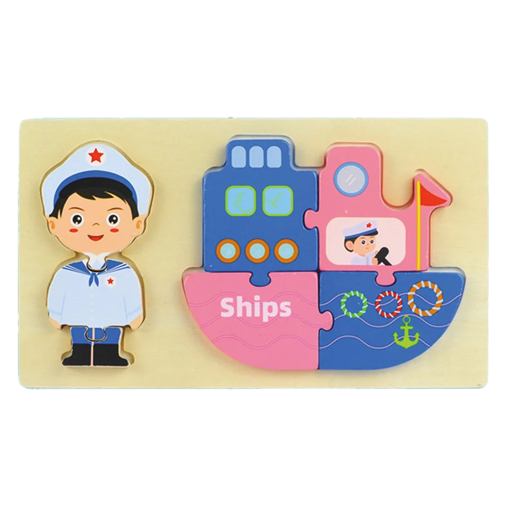 Bộ ghép hình gỗ 2in1 nghề nghiệp và xe RFD689293 C508