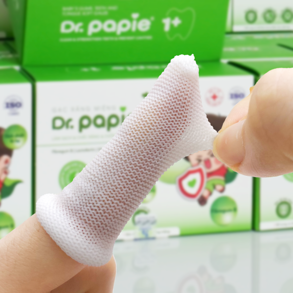 Gạc răng miệng Dr Papie 1+ (30 miếng/ hộp)