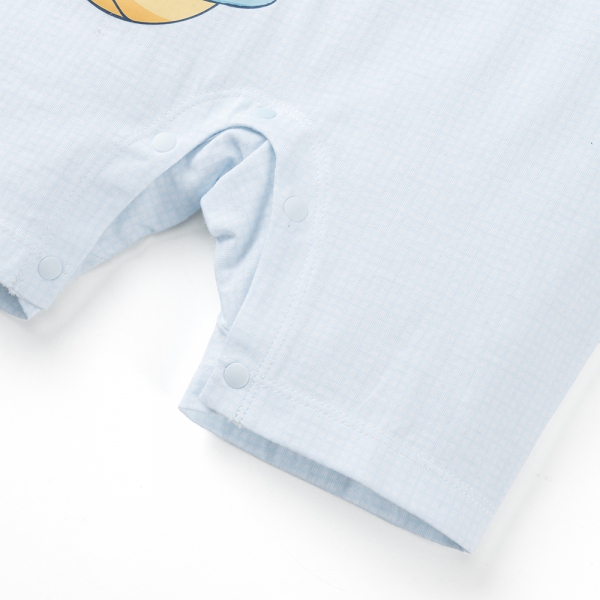 Bodysuit bé trai đùi bst cute dino Animo VD0825051 (0-12M,Xanh nhạt, NN02)