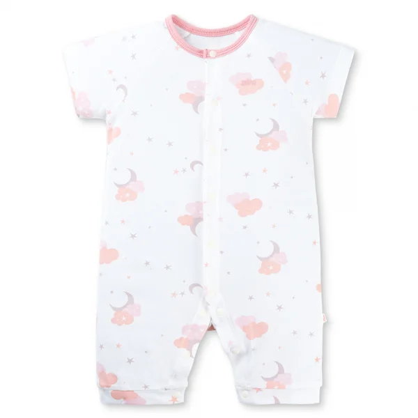 Set 2 Bodysuit kháng khuẩn Modal đùi Animo BMC0925010 (0-12M,Dâu-trắng,TT06)