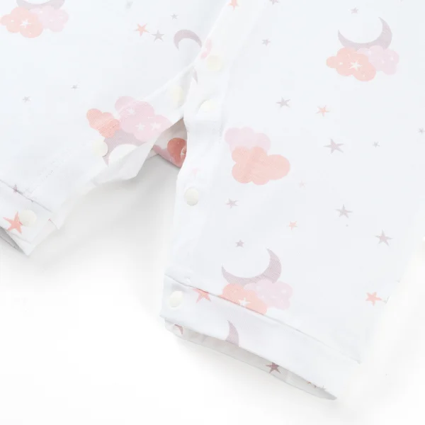 Set 2 Bodysuit kháng khuẩn Modal đùi Animo BMC0925010 (0-12M,Dâu-trắng,TT06)