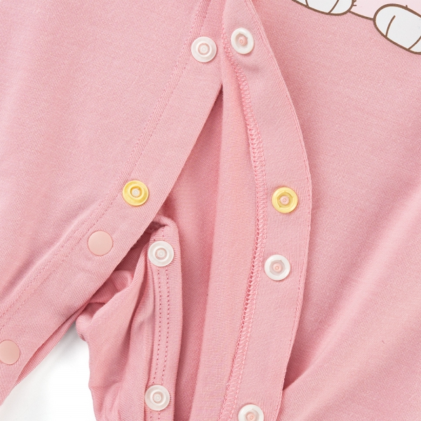 Set 2 Bodysuit kháng khuẩn Modal đùi Animo BMC0925010 (0-12M,Dâu-trắng,TT06)