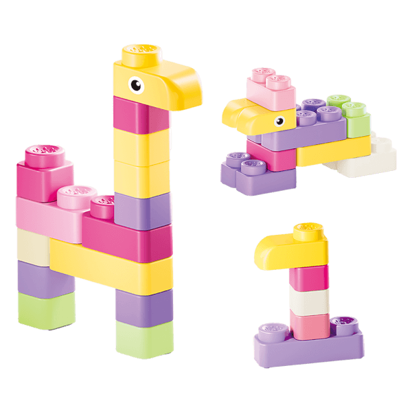 Hộp xếp hình nhựa mềm 48pcs CY708009 C508 (Hồng)