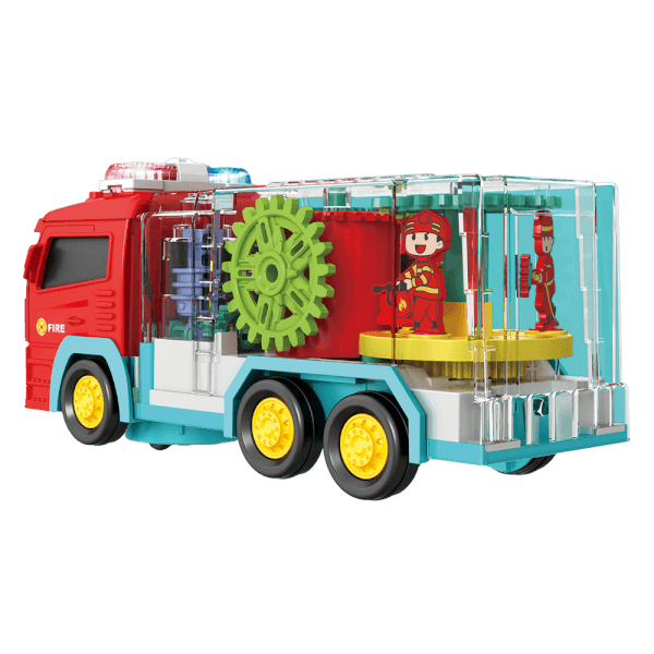 Xe cứu hỏa bánh răng kỳ diệu có âm thanh đèn CY709447 C508