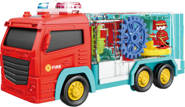 Xe cứu hỏa bánh răng kỳ diệu có âm thanh đèn CY709447 C508