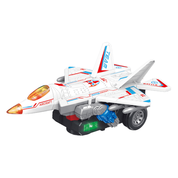 Đồ chơi máy bay chiến đấu biến hình robot có âm thanh, đèn CY708971 C508