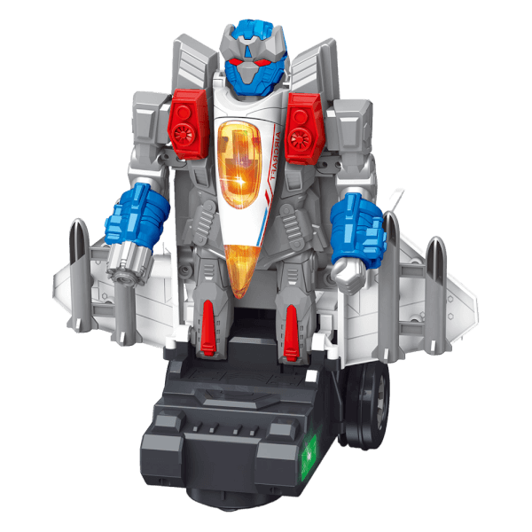 Đồ chơi máy bay chiến đấu biến hình robot có âm thanh, đèn CY708971 C508