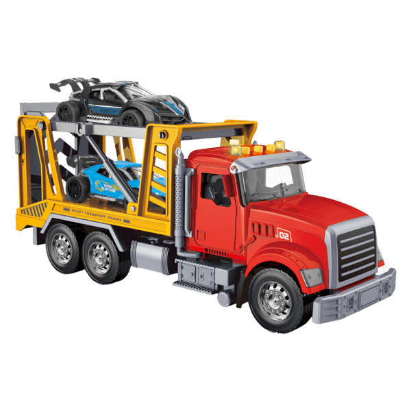 Bộ xe vận chuyển cao cấp có âm thanh đèn kèm 2 xe nhỏ CY702910 C508