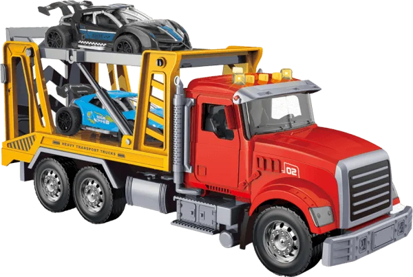 Bộ xe vận chuyển cao cấp có âm thanh đèn kèm 2 xe nhỏ CY702910 C508